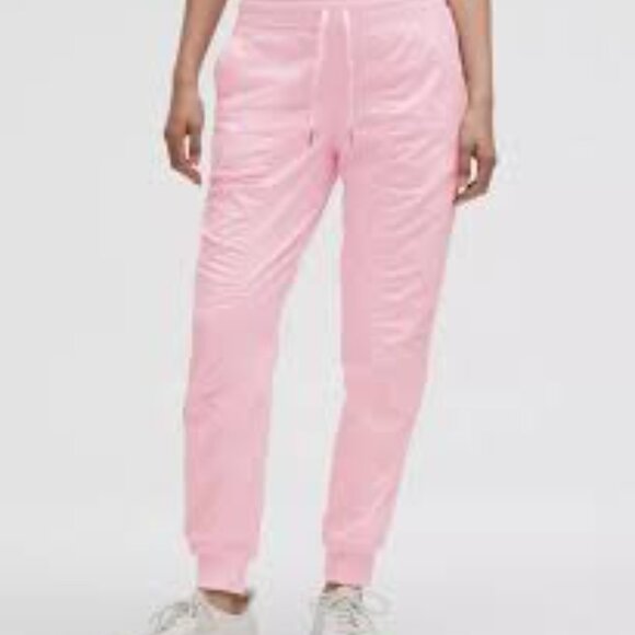 lululemon athletica Pants - Lululemon Dance Studio Mid Rise Lined Women's 12 Casual Light Pink Jogger Pants